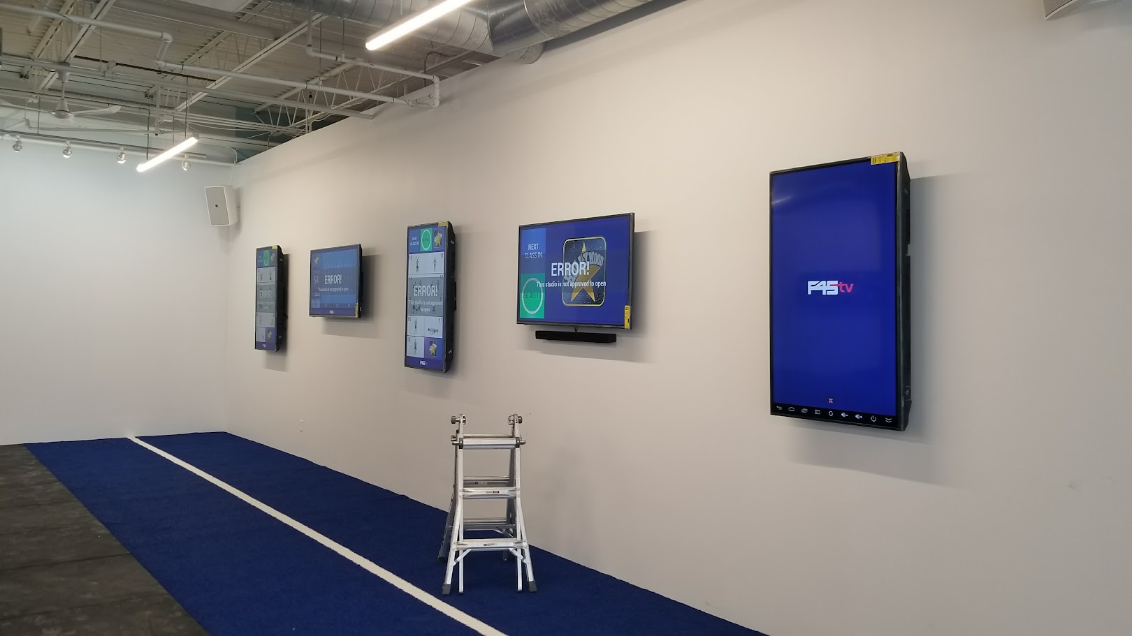 Umbrella Systems commercial AV display installation